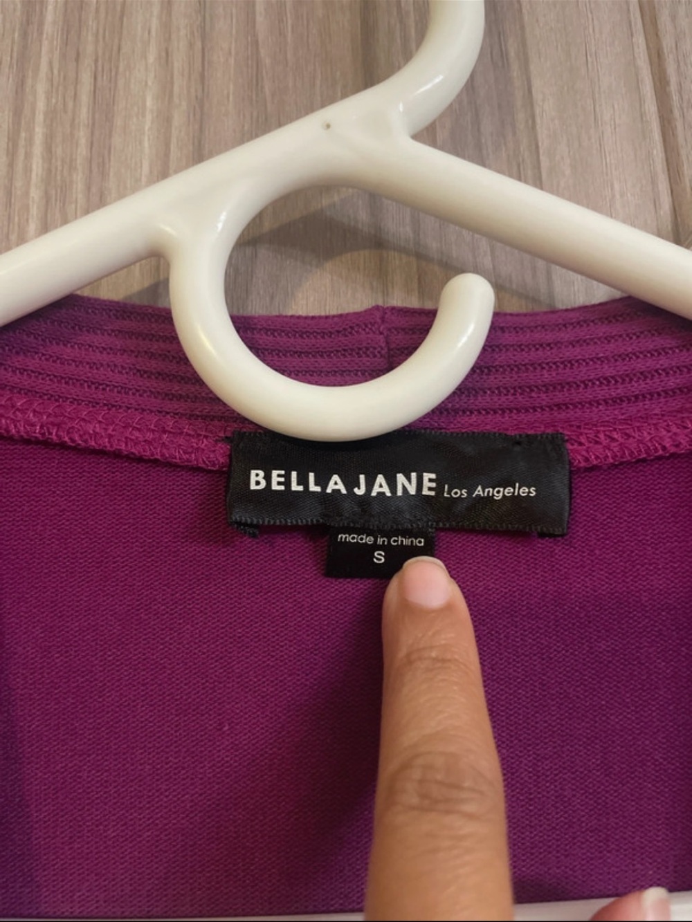 V-Neck Button-Front Cardigan - Deep Berry - Picture 3 of 5